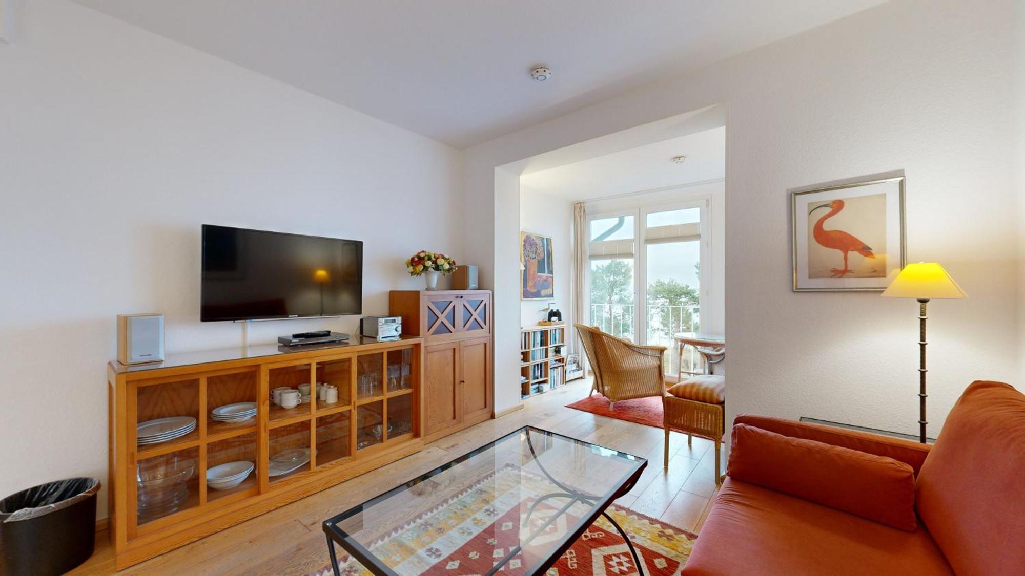 Fewo Direkt Am Strand Mit Meerblick Und Suedbalkon, Villa Freia 27, Binz Exteriör bild